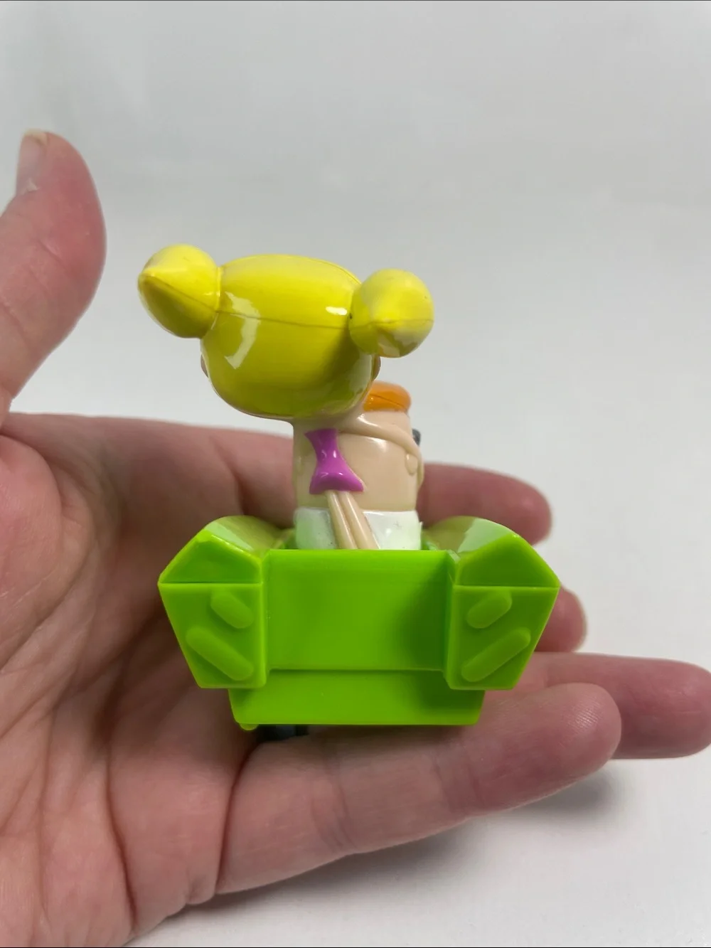 2002 Dexter’s Laboratory Cartoon Network Subway Toy Pull-back Boat